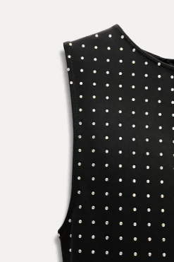 Outlet VESTIDO POLIAMIDA BRILLOS Mujer Vestidos