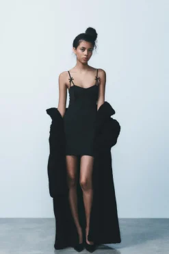 Fashion VESTIDO POLIAMIDA LAZOS Mujer Vestidos