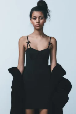 Fashion VESTIDO POLIAMIDA LAZOS Mujer Vestidos