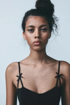 Fashion VESTIDO POLIAMIDA LAZOS Mujer Vestidos