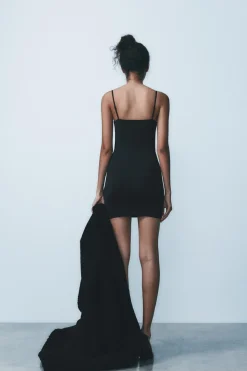 Fashion VESTIDO POLIAMIDA LAZOS Mujer Vestidos