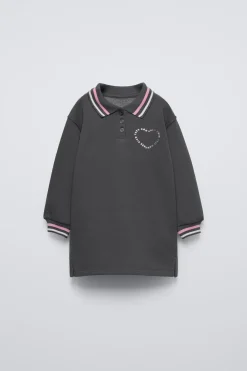 Niños ZARA 1½ - 6 Años·Vestidos / Petos|6 - 18 Meses·Vestidos / Monos<VESTIDO POLO FELPA