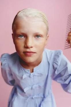 Niños ZARA 6 - 14 Años·Vestidos / Monos<VESTIDO POPELÍN LAZOS