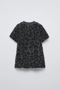 Niños ZARA 1½ - 6 Años·Vestidos / Petos|1½ - 6 Años·Punto<VESTIDO PUNTO ANIMAL PRINT
