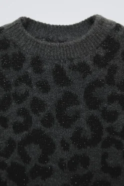 Niños ZARA 1½ - 6 Años·Vestidos / Petos|1½ - 6 Años·Punto<VESTIDO PUNTO ANIMAL PRINT