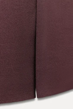 Clearance VESTIDO PUNTO APLIQUE DORADO Mujer Vestidos|Cárdigan / Jerséis