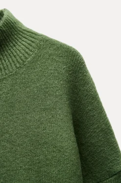 Hot VESTIDO PUNTO CUELLO SUBIDO Mujer Vestidos|Cárdigan / Jerséis