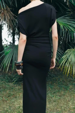 New VESTIDO PUNTO DRAPEADO Mujer Vestidos|Cárdigan / Jerséis