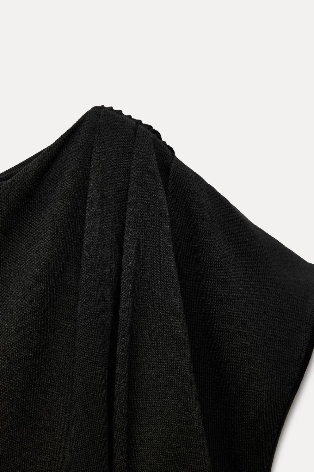 New VESTIDO PUNTO DRAPEADO Mujer Vestidos|Cárdigan / Jerséis