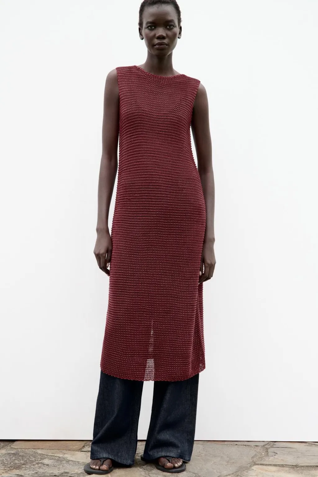 New VESTIDO PUNTO ESTRUCTURA Mujer Cárdigan / Jerséis|Punto