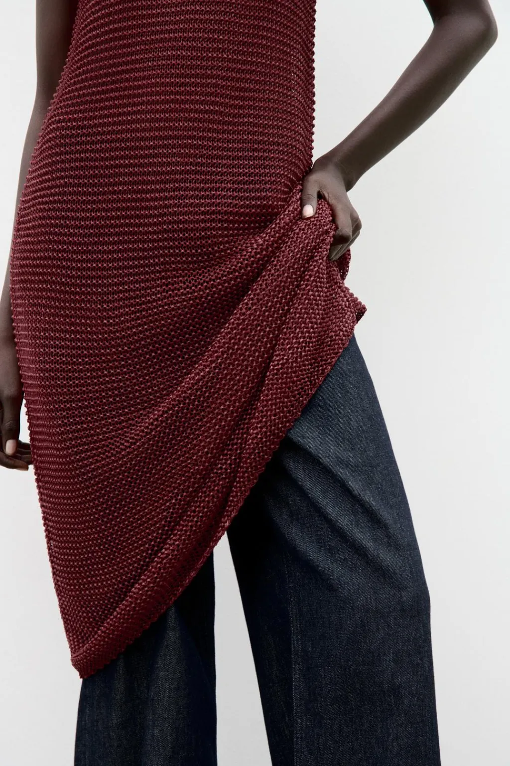 New VESTIDO PUNTO ESTRUCTURA Mujer Cárdigan / Jerséis|Punto