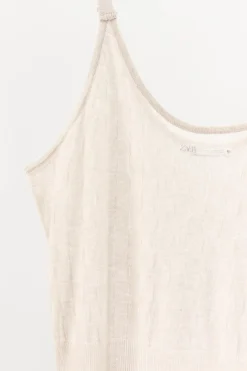 Outlet VESTIDO PUNTO FINO CALADOS Mujer Vestidos