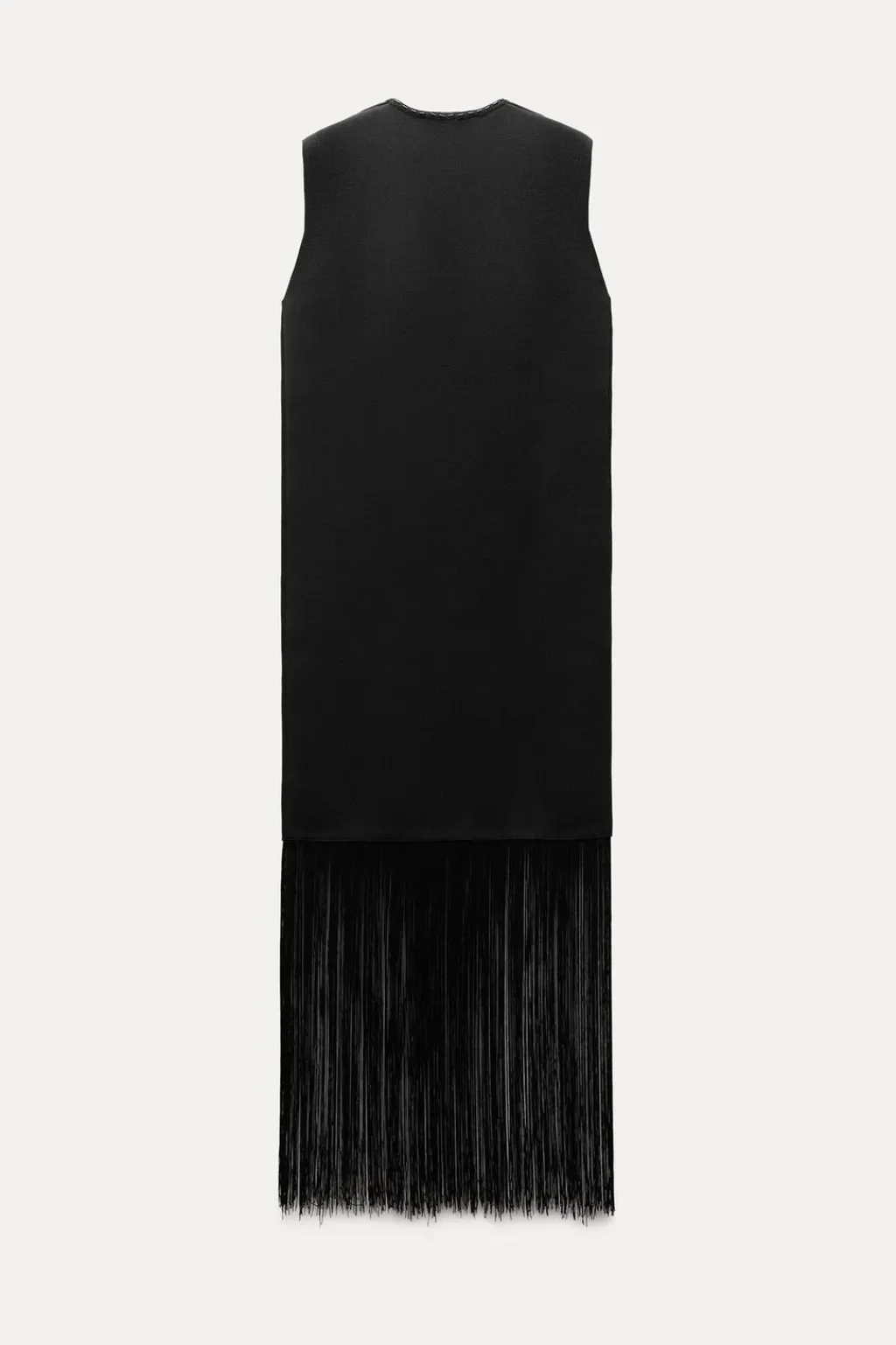 Fashion VESTIDO PUNTO FLECOS Mujer Vestidos|Cárdigan / Jerséis