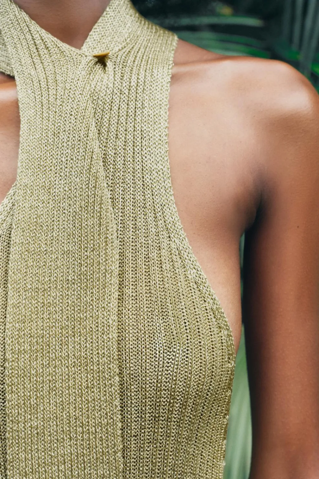 Online VESTIDO PUNTO HILO METALIZADO Mujer Vestidos|Cárdigan / Jerséis