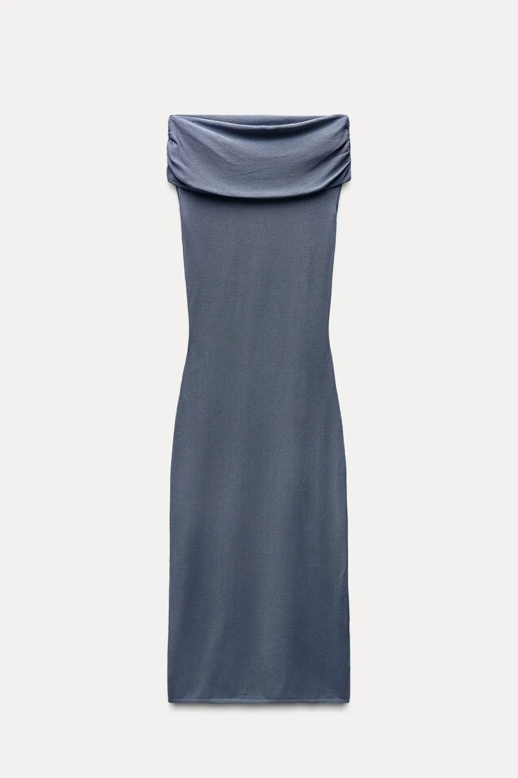 Discount VESTIDO PUNTO LISO OFF SHOULDER Mujer Vestidos|Cárdigan / Jerséis