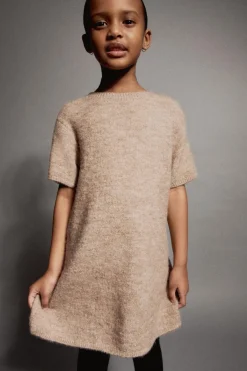 Niños ZARA 1½ - 6 Años·Vestidos / Petos|1½ - 6 Años·Punto<VESTIDO PUNTO MANGA CORTA