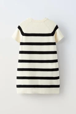 Niños ZARA 6 - 14 Años·Vestidos / Monos|6 - 14 Años·Punto<VESTIDO PUNTO RAYAS