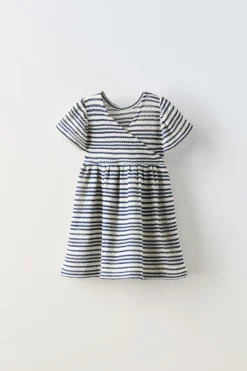 Niños ZARA 1½ - 6 Años·Vestidos / Petos|6 - 18 Meses·Vestidos / Monos<VESTIDO RAYAS ESTRUCTURA