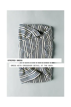 Niños ZARA 1½ - 6 Años·Vestidos / Petos|6 - 18 Meses·Vestidos / Monos<VESTIDO RAYAS ESTRUCTURA