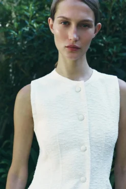 Online VESTIDO RECTO ESTRUCTURA ZW COLLECTION Mujer Vestidos