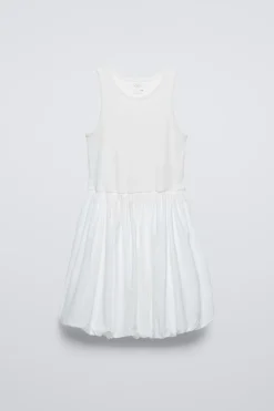 Niños ZARA 6 - 14 Años·Vestidos / Monos<VESTIDO RIB GLOBO