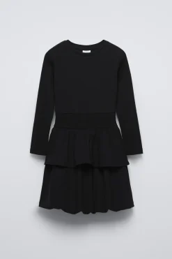 Niños ZARA 6 - 14 Años·Vestidos / Monos<VESTIDO RIB GLOBO