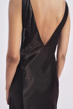 Online VESTIDO SATINADO ARRUGADO ZW COLLECTION Mujer Vestidos