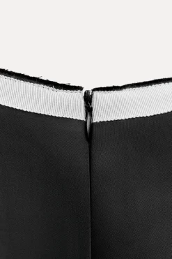 Clearance VESTIDO SATINADO CONTRASTE ZW COLLECTION Mujer Vestidos