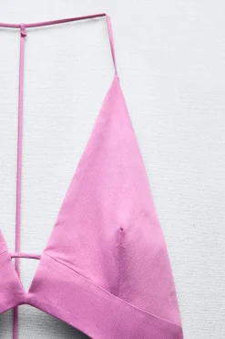 Discount VESTIDO SATINADO CUT OUT Mujer Vestidos