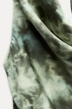 Discount VESTIDO SATINADO ESTAMPADO TIE DYE Mujer Vestidos