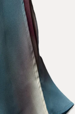 Discount VESTIDO SATINADO ESTAMPADO CAPA Mujer Vestidos