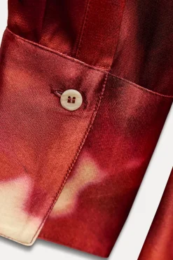 Hot VESTIDO SATINADO ESTAMPADO ZW COLLECTION Mujer Vestidos