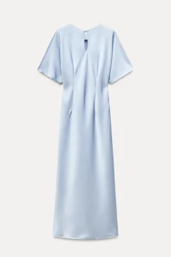 Clearance VESTIDO SATINADO NUDO Mujer Vestidos