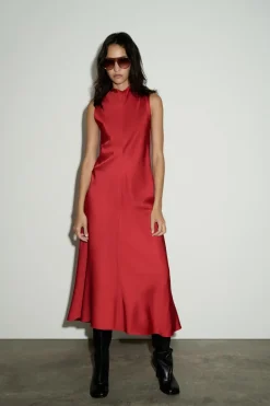 Hot VESTIDO SATINADO ZW COLLECTION Mujer Vestidos