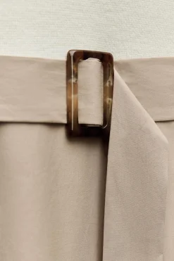 New VESTIDO SOFT CINTURÓN Mujer Vestidos