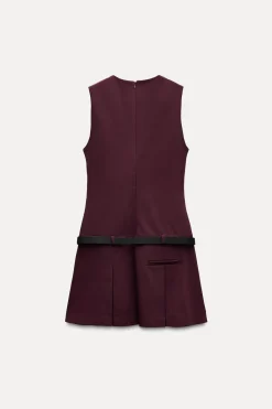 Clearance VESTIDO TABLAS CINTURÓN Mujer Vestidos