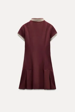 Best VESTIDO TABLAS RIB CONTRASTE Mujer Vestidos