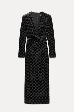 Sale VESTIDO TERCIOPELO BRILLOS Mujer Vestidos