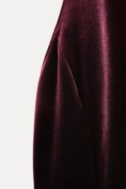 Outlet VESTIDO TERCIOPELO GODETS ZW COLLECTION Mujer Vestidos