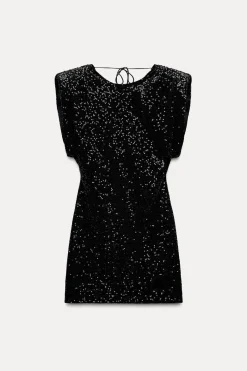 Hot VESTIDO TERCIOPELO LENTEJUELAS ZW COLLECTION Mujer Vestidos