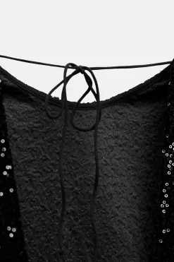 Hot VESTIDO TERCIOPELO LENTEJUELAS ZW COLLECTION Mujer Vestidos