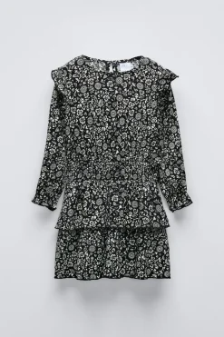 Niños ZARA 6 - 14 Años·Vestidos / Monos<VESTIDO TEXTURA ESTAMPADO