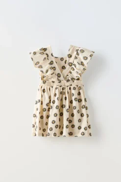 Niños ZARA 1½ - 6 Años·Vestidos / Petos|6 - 18 Meses·Vestidos / Monos<VESTIDO TEXTURA FLORES