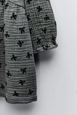 Niños ZARA 1½ - 6 Años·Vestidos / Petos<VESTIDO TEXTURA LAZOS