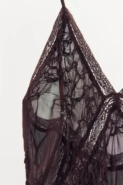 Best VESTIDO TEXTURA PUNTILLA Mujer Vestidos