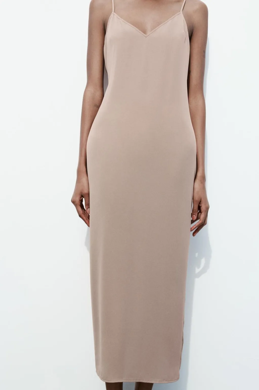 New VESTIDO TIPO FORRO LARGO Mujer Vestidos