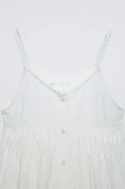 Niños ZARA 6 - 14 Años·Vestidos / Monos<VESTIDO TIRANTES BORDADOS