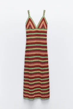 Fashion VESTIDO TIRANTES CROCHET Mujer Vestidos