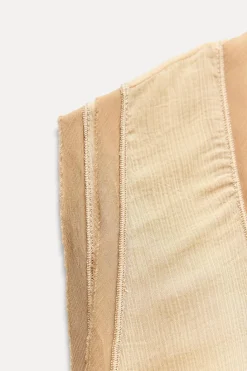 Online VESTIDO TOP FLORES BORDADAS ZW COLLECTION Mujer Vestidos