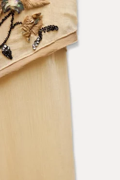 Online VESTIDO TOP FLORES BORDADAS ZW COLLECTION Mujer Vestidos